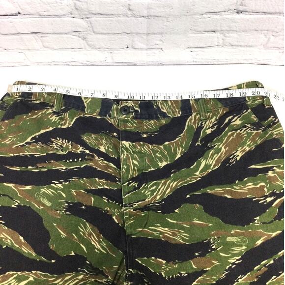 Tru-Spec Tiger Stripe Cam Cargo Flap Pockets Button Fly Drawstring Hem Pants 2XL - Picture 11 of 11